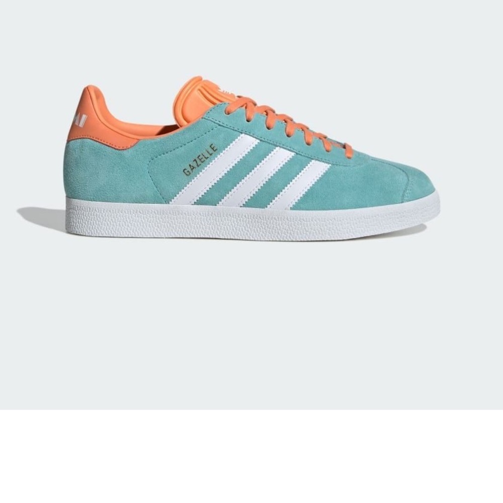 Adidas Gazelle Men's Sneakers - Teal and Orange